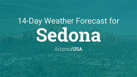 sedona month weather prediction.